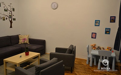 Kék szoba - Kiadó terápiás szoba - Rózsa Pszichológiai Központ